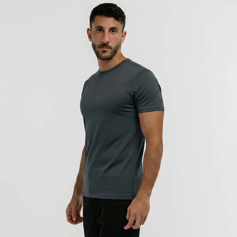 ab tee in carbon grey 