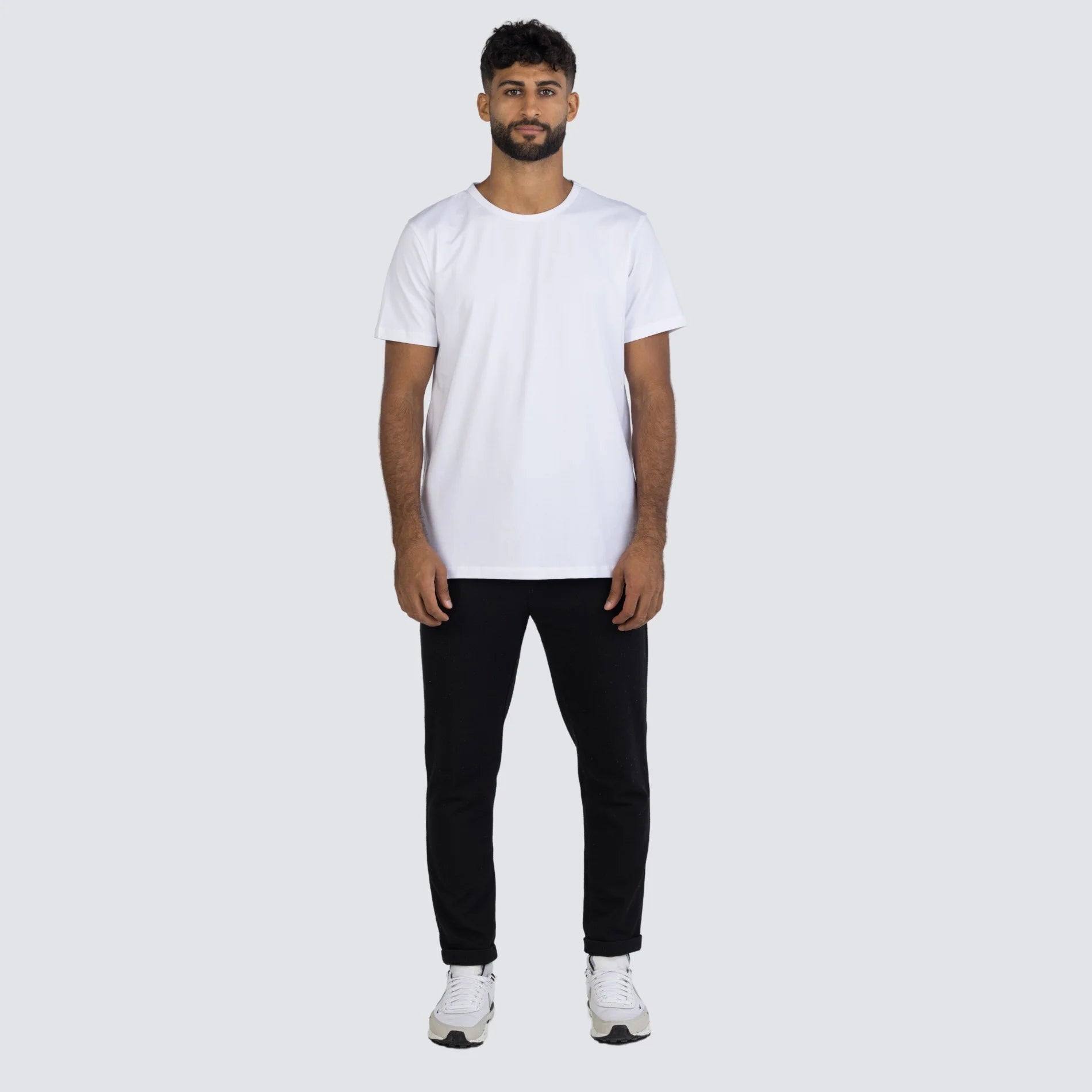 White premium men t-shirt made from Egyptian cotton by Intersect Collection