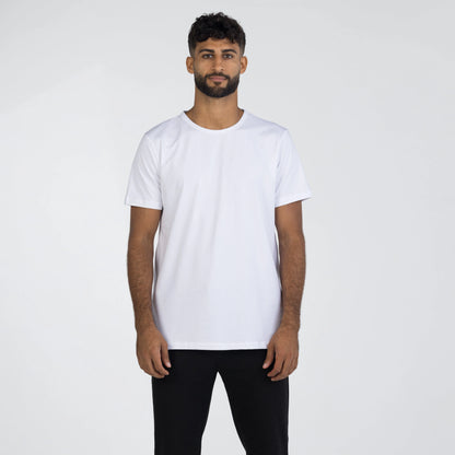 White premium men’s t-shirt made from Giza Egyptian cotton by Intersect Collection